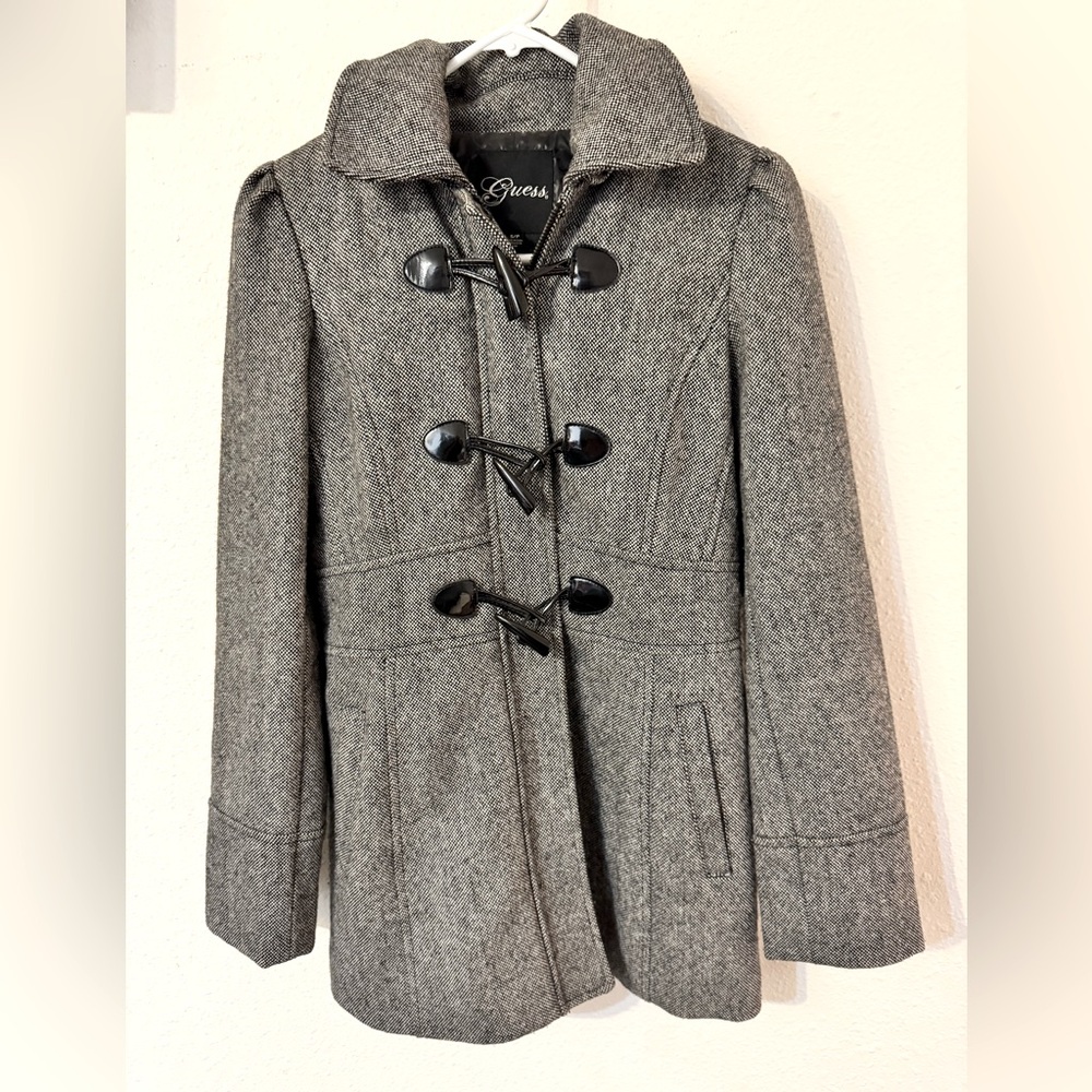 Guess Women's Gray Dress Coat